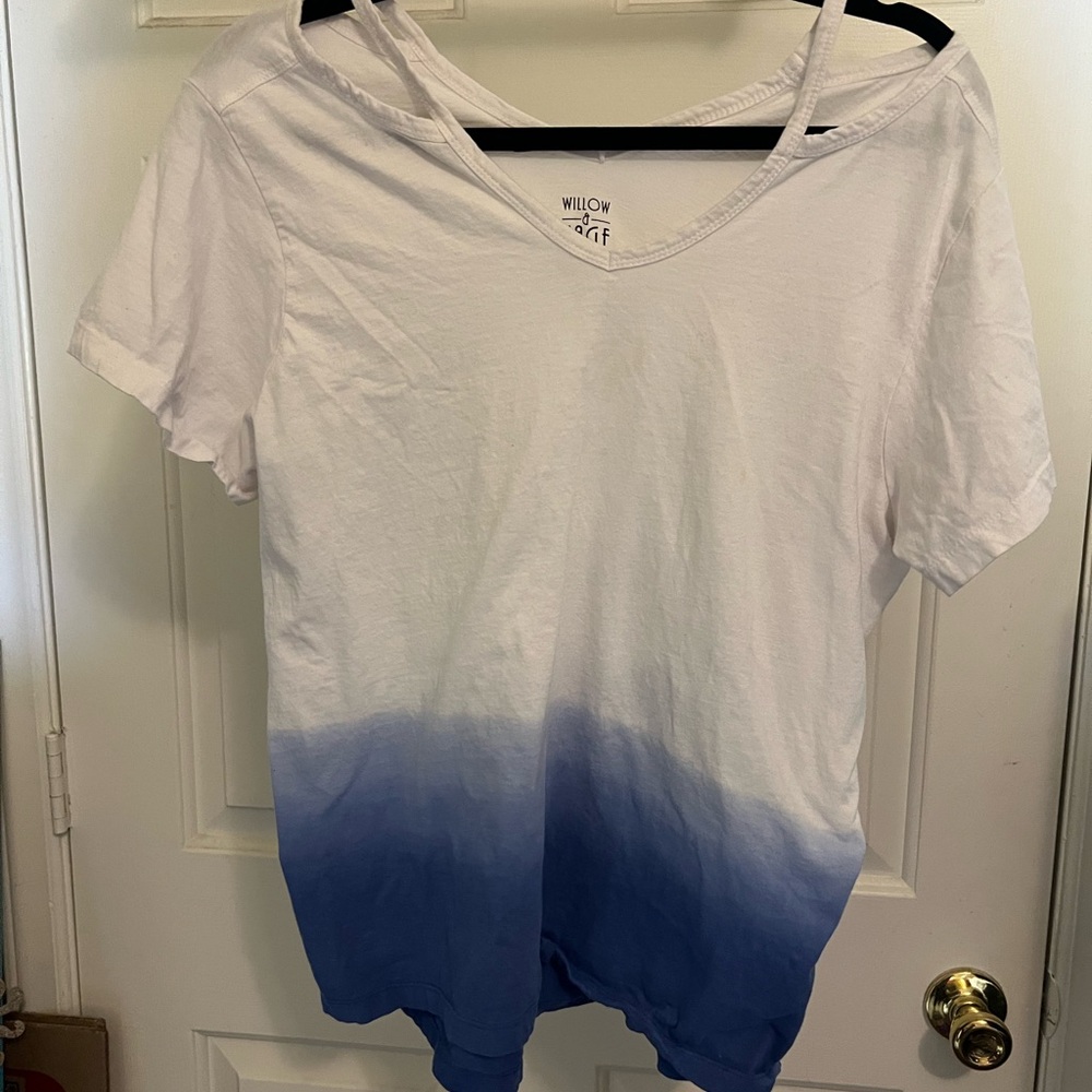 Willow and sage tie die shirt